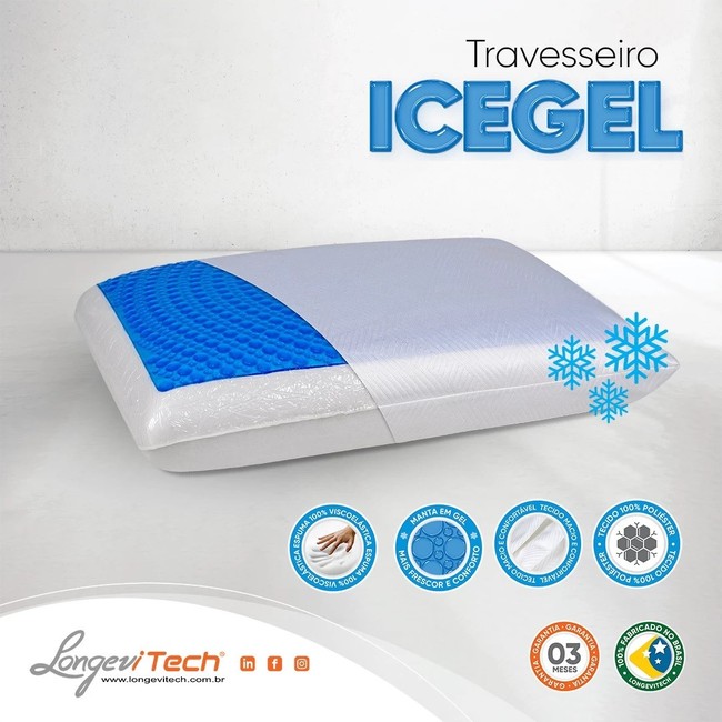 Travesseiro ICE Gel Logevitech