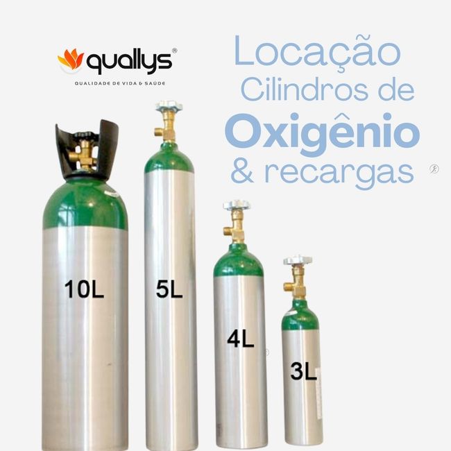 Locação de Cilindro de Oxigênio Portátil