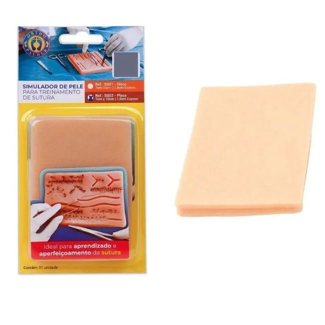 Simulador De Pele Para Treinamento De Sutura