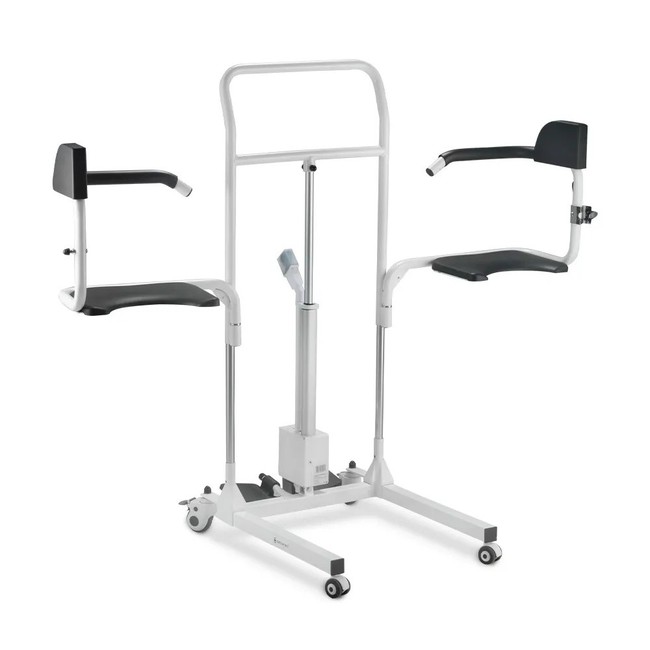 Cadeira de Transferência Multiuso com Elevação Eletrônica até 135 Kg Assento 48,5 cm D80 Dellamed