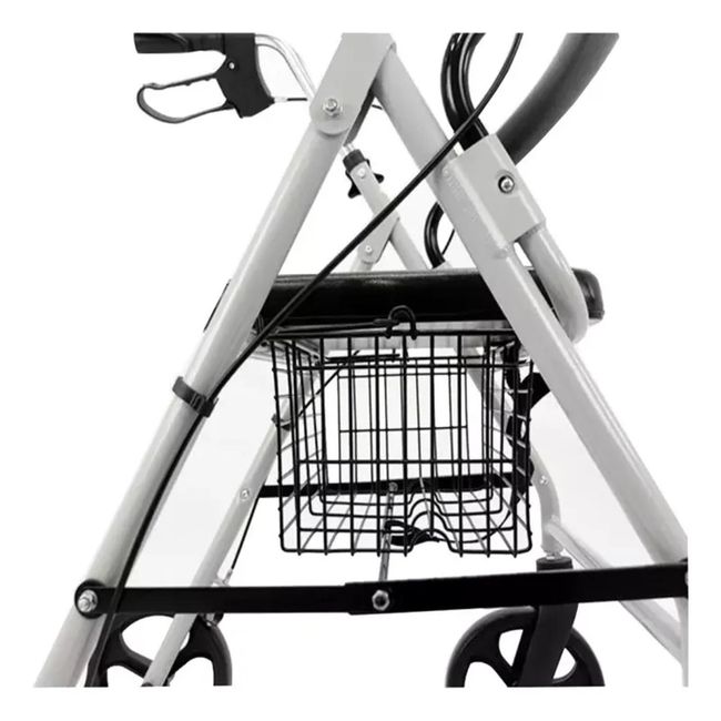 Andador 4 Rodas com Assento e Freios para até 135 kg – SC302 Hidrolight