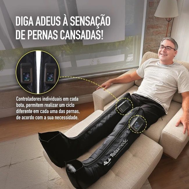 Bota de Compressão Pneumática F10 Pro Relax