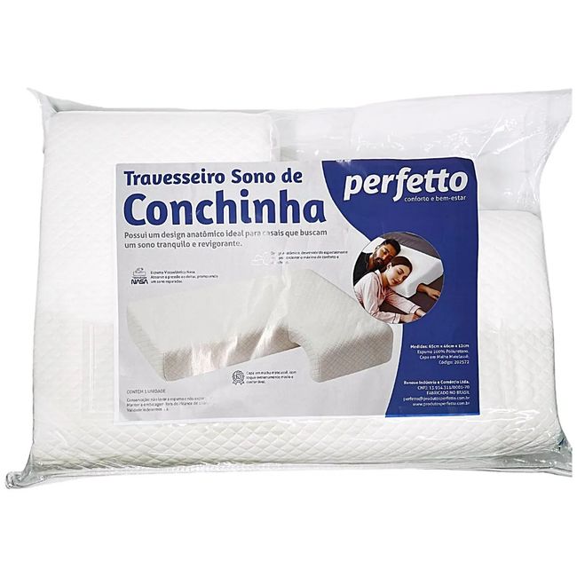 Travesseiro Sono de Conchinha Visco Perfetto