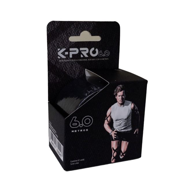 Bandagem Elástica Funcional Adesiva Muscular 6mx5cm - K-PRO