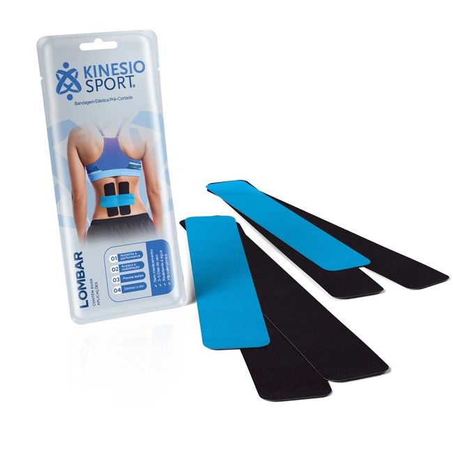 Bandagem Pré-Cortada para Joelho KinesioSport – Suporte Articular e Alívio da Dor
