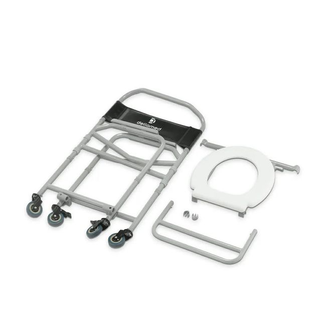 Cadeira de Banho Dobrável D40 para Higiene e Mobilidade Assistida