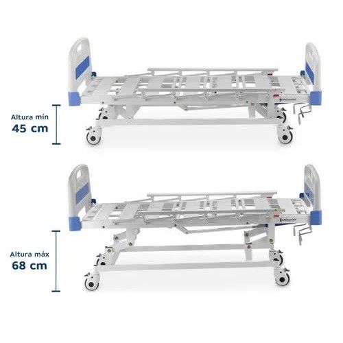 Cama Hospitalar DX3 3 Movimentos até 200 kg – Dellamed
