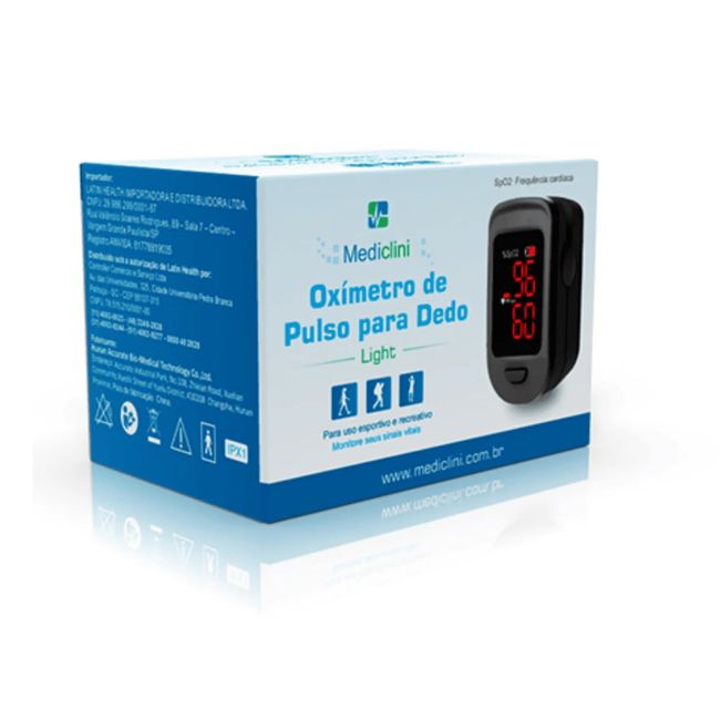 Oxímetro De Pulso Portátil Mediclini FS10C Light