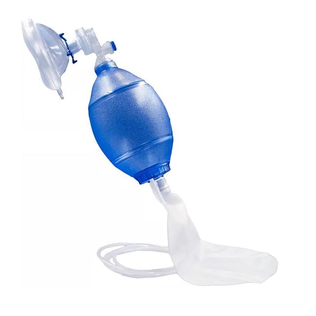 Ambu Reanimador Manual Silicone Completo  com Válvula