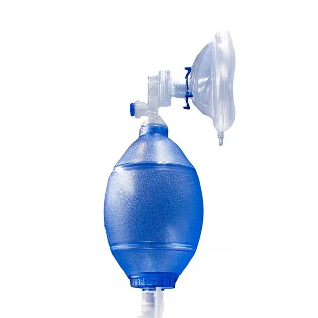 Ambu Reanimador Manual Silicone Completo  com Válvula
