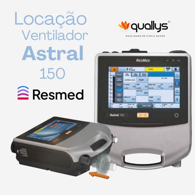 Locação Ventilador Astral 150 Resmed