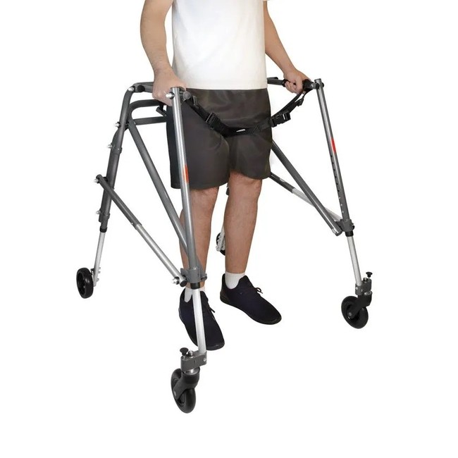 Andador Posterior com 4 rodas Mercur