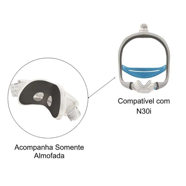 Almofada para máscara CPAP nasal AirTouch N30i - ResMed