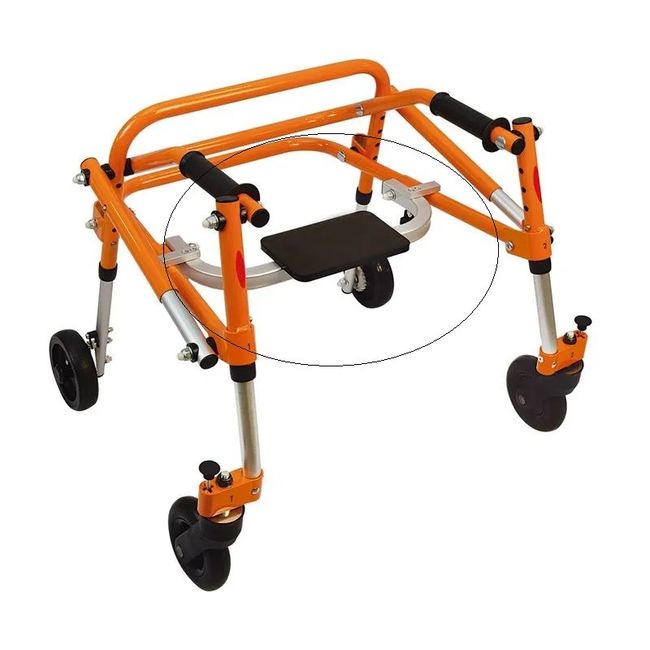 Assento Dobrável para Andador Posterior com 4 rodas Mercur