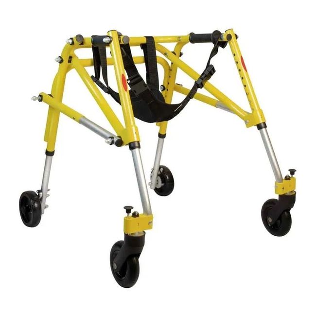 Suporte Pélvico Flexível para Andador Posterior com 4 rodas Mercur