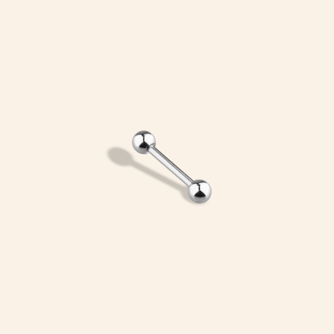 Piercing Barbell Reto em Aço