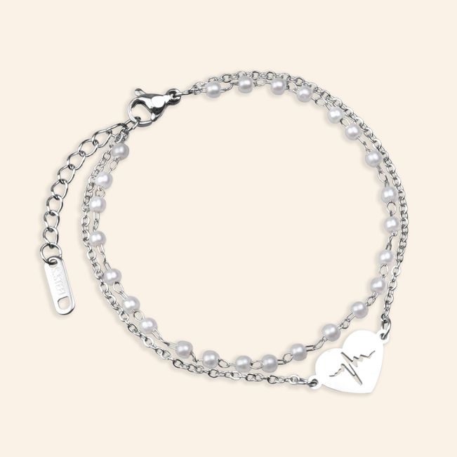 Pulseira Batimentos em Aço