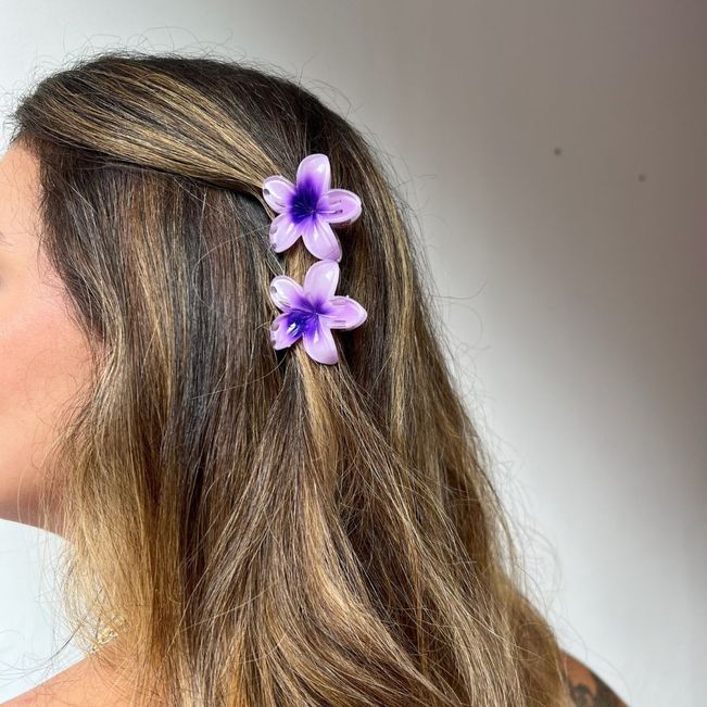 Kit Prendedor de Cabelo Florzinhas