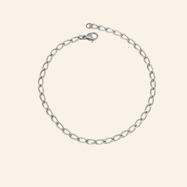 Pulseira Elos Fígaro em Aço