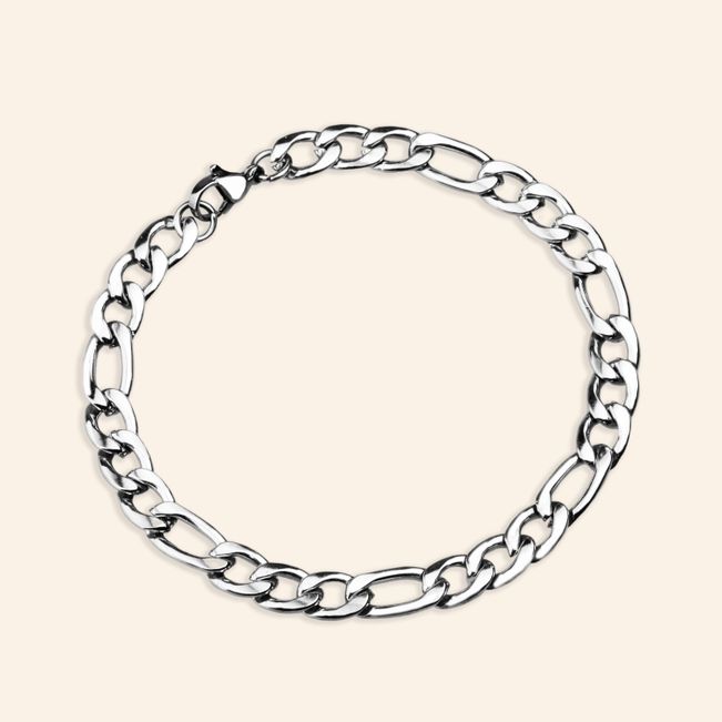 Pulseira Fígaro em Aço