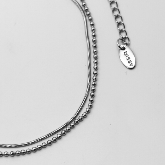 Pulseira Bolinha em Aço Inoxidável 