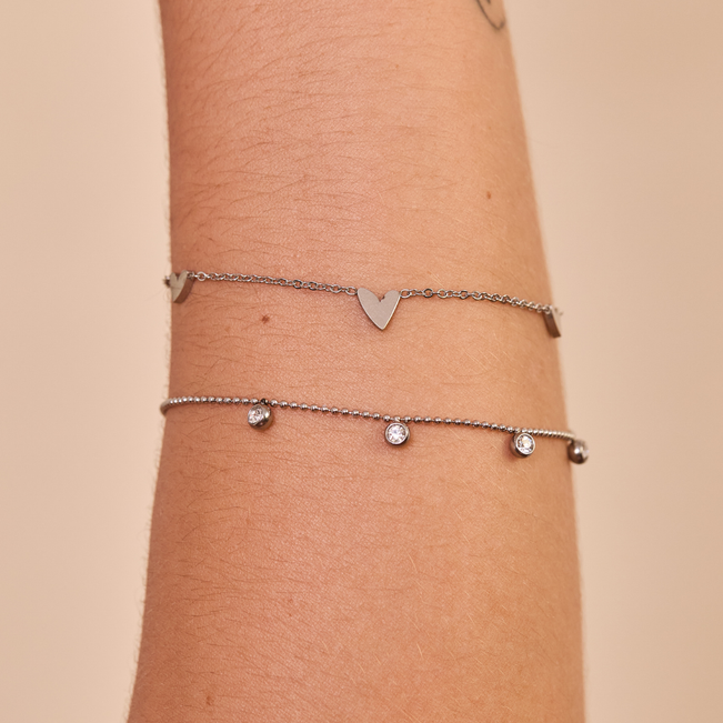 Pulseira Five Balls em Aço Inoxidável 