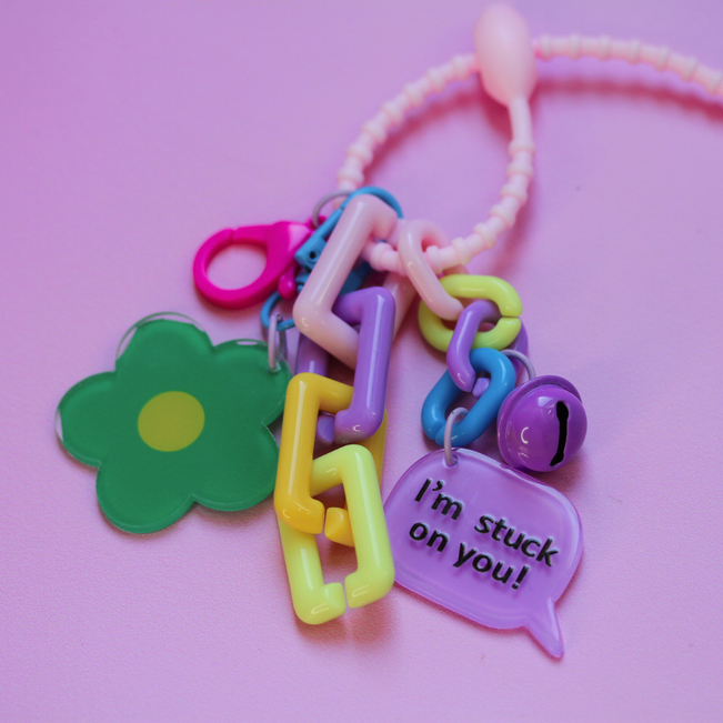 Chaveiro Charm Mix Colors
