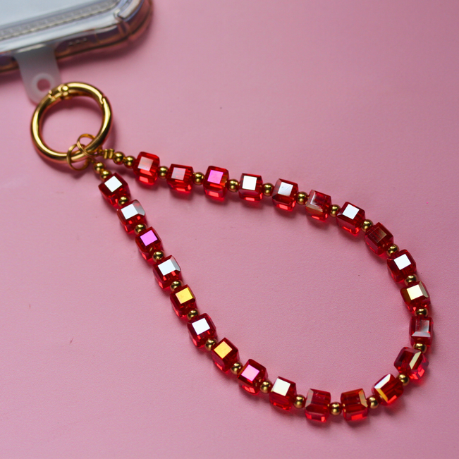 Chaveiro Charm Salva Celular Pedras