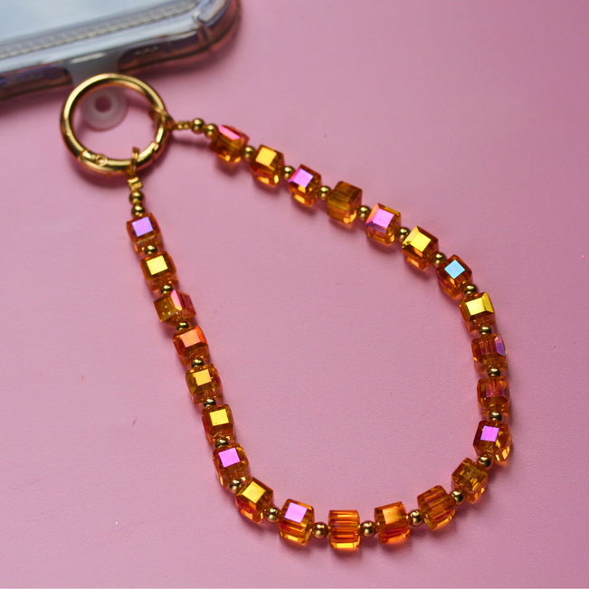 Chaveiro Charm Salva Celular Pedras