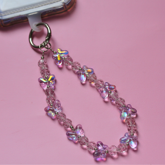Chaveiro Charm Salva Celular Borboleta