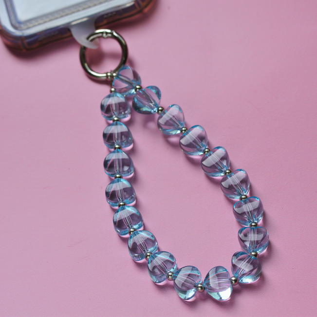 Chaveiro Charm Salva Celular Corações