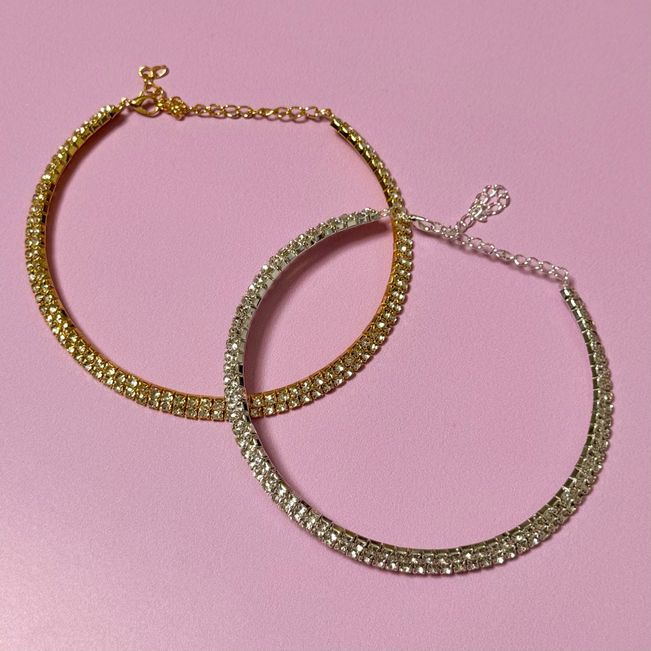 Gargantilha Cravejada de Strass
