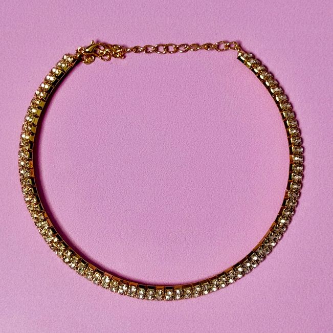 Gargantilha Cravejada de Strass