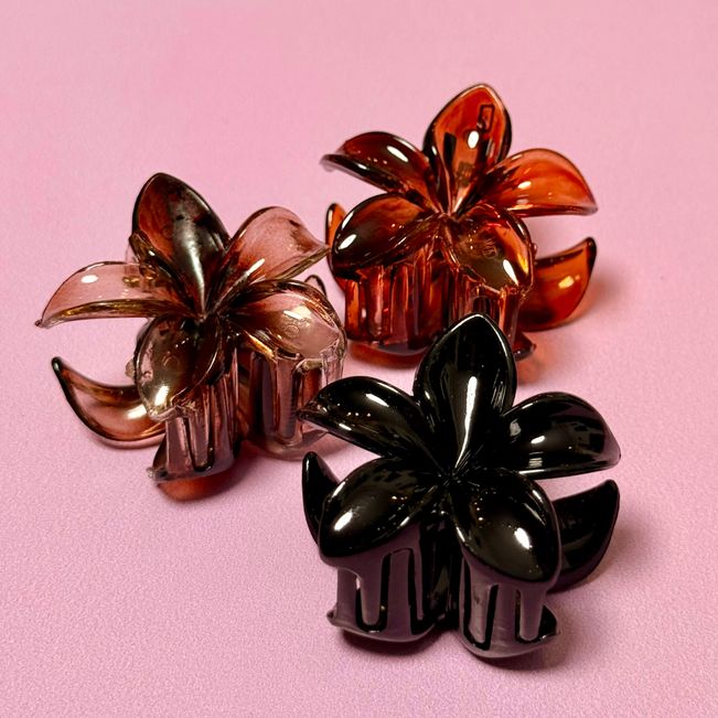 Kit Trio de Prendedores  Florzinhas