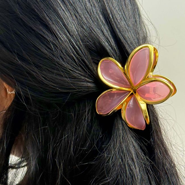 Kit de Prendedores de Cabelo Flor 