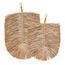 Duo Folhas Decorativas Artesanais