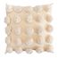 Almofada com Pompons Creme Handmade com Enchimento 45 x 45 cm