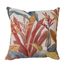 Almofada Decorativa Tropical Folhagens Vermelhas e Azuis 45 x 45 cm