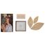 Kit Decorativo de Parede com Quadro Nature, Quadro Sêneca, Acrílico Bordado e Folhas de Palha