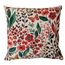 Almofada Floral Jardim Encantado Vermelha e Rosa 45x45cm com Enchimento