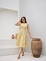 VESTIDO JOYCE - LINHO - AMARELO