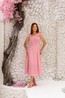 VESTIDO BEATRIZ - LINHO - ROSA CLARO