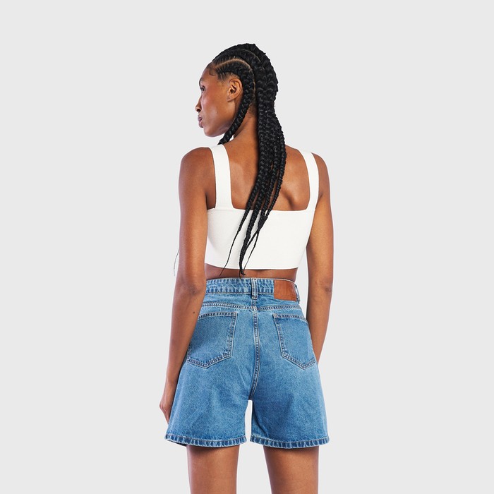 Short Feminino Cintura Alta Aragäna | Jeans