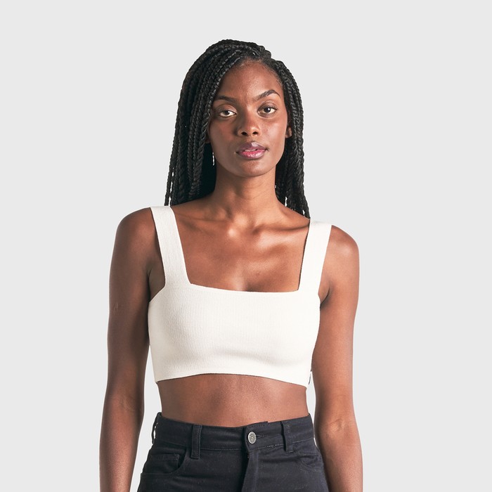 Pack 02 Tops Retos | Tricot Preto e Off White