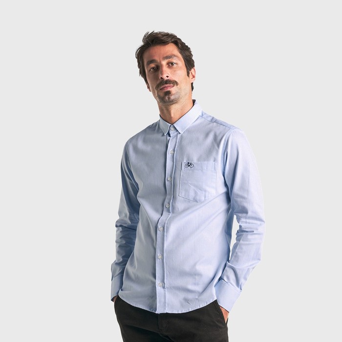 Camisa Regular Aragäna | Oxford Azul