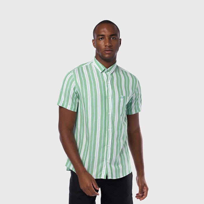 Camisa Manga Curta Regular Aragäna | Listras Verde