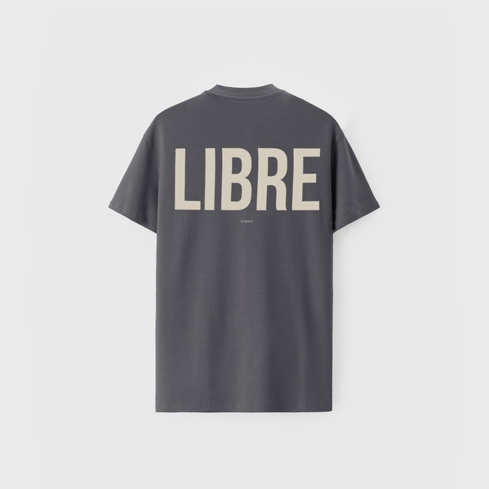 Camiseta Ampla Aragäna | Libre Cinza Chumbo