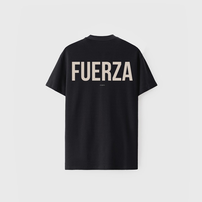 Camiseta Ampla Aragäna l Fuerza Preto