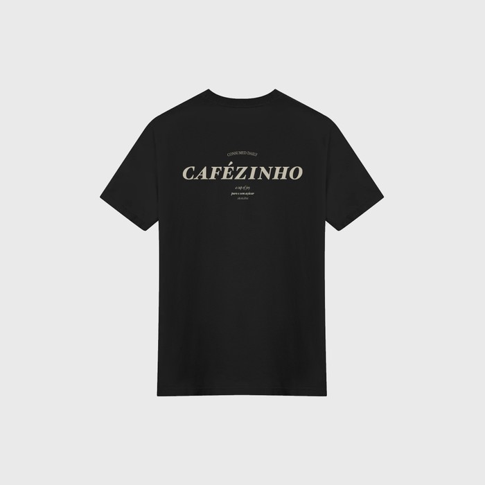 Camiseta Aragäna l Cafézinho Preto