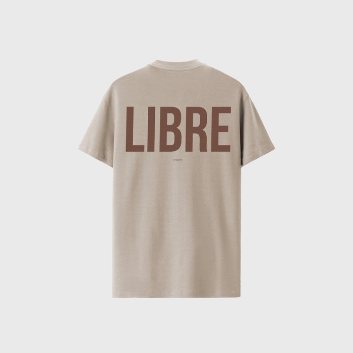 Camiseta Oversized Aragäna | Libre Taupe